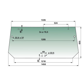 Heckscheibe Anstelle Von Steyr (00115179) Prillinger