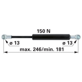 Gasdruckfeder für Tür Zu Deutz (00115559) Prillinger