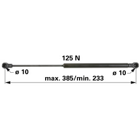 Gasdruckfeder für Heckscheibe (00115676) Prillinger