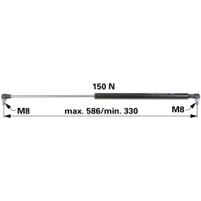 Gasdruckfeder für Front- Und H (00115688) Prillinger