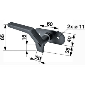 Fensterverschluss  links (00117039) Prillinger