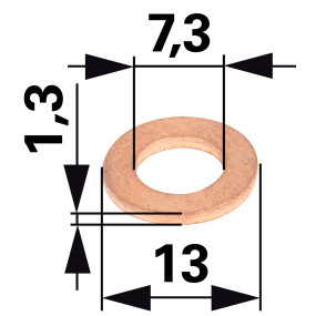 Dichtung Einspritzdüse (00127843) Prillinger