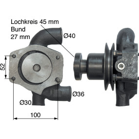 Wasserpumpe Anstelle Von Mf 41 (00128721) Prillinger