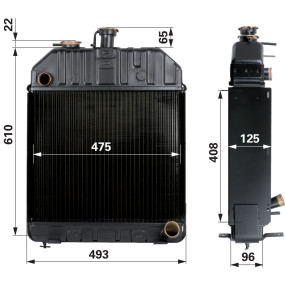 Kühler Zu Steyr 8060Sk1 (00129114) Prillinger