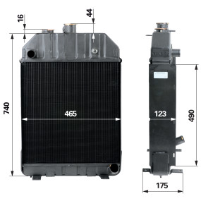 Kühler Zu Steyr 8120 (00129121) Prillinger