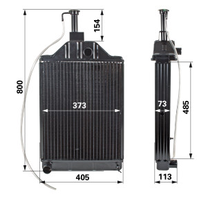 Kühler Anstelle Von Mf 1876608 (00129710) Prillinger