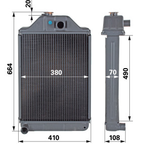 Kühler Anstelle Von Mf  894808 (00129716) Prillinger