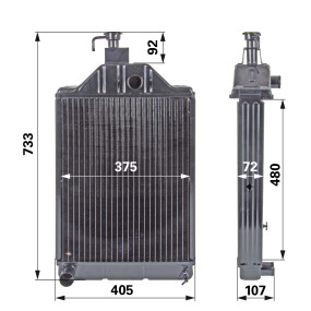 Kühler Anstelle Von Mf  897358 (00129718) Prillinger