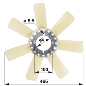 Lüfterflügel Anstelle Von Cnh (00129854) Prillinger