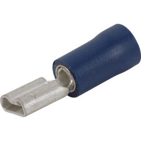 Flachsteckhülse Blau 4,8 Mm 10 (00131306) Prillinger