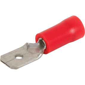 Flachsteckzunge Rot 6,3 Mm 100 (00131316) Prillinger