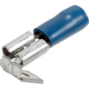 Doppelflachstecker Blau 6,3 Mm (00131335) Prillinger