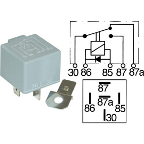 Wechslerrelais mit Löschdiode (00133211) Prillinger