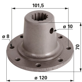 Schiebemuffe Allradwelle Zu Zf (00142086) Prillinger