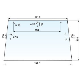 Frontscheibe Farbe Klar (00154014) Prillinger