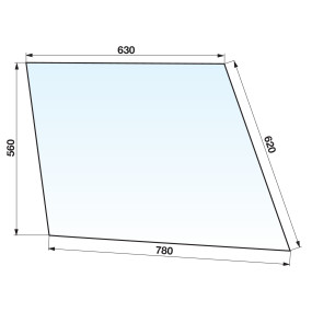 Türscheibe Oben Farbe Klar (00154019) Prillinger