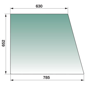 Türscheibe Oben Farbe Grün Get (00154818) Prillinger