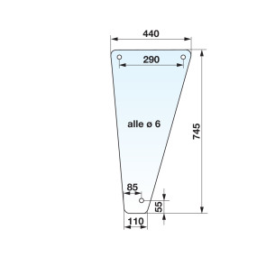 Frontscheibe rechts Und links (00154836) Prillinger