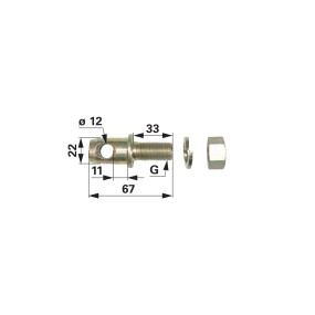 Stabilisatorbolzen Gewinde 5/8 (00161601) Prillinger