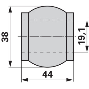 Oberlenkerkugel Kat. 1 38/19 (00162361) Prillinger