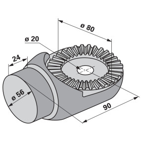 Zahnscheibe Dm 80 Mm (00182056) Prillinger