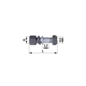 Radbolzen M22X1,5 M22X2 100 Mm (00183361) Prillinger