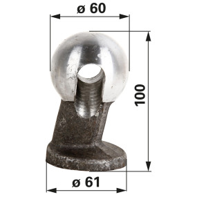 Kugel 60 Mm  mit Langloch Link (00184180) Prillinger