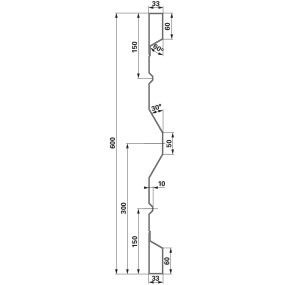 Stahlbordwand 600X2,0 Mm Meter (00185014) Prillinger