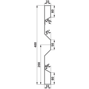 Stahlbordwand 400X2,0X6000 Mm (00185021) Prillinger