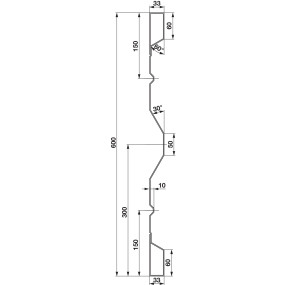 Stahlbordwand 600X2,0X6000 Mm (00185024) Prillinger