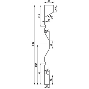 Stahlbordwand 500X2,0X4500 Mm (00185043) Prillinger