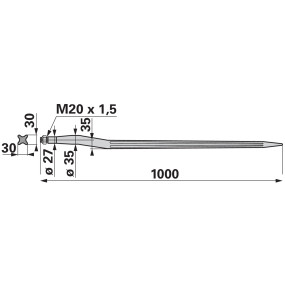 Zinke Gebogen Zu Strautmann M2 (00190167) Prillinger