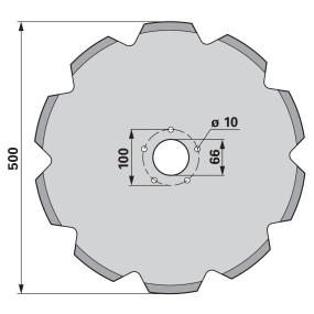 Scheibensechscheibe Anstelle V (00206512) Prillinger