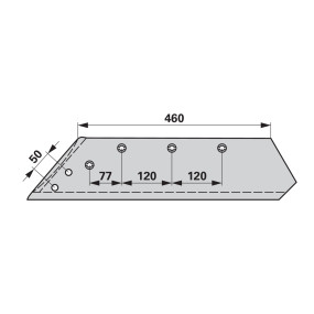 Wechselspitzschar links Anstel (00216583) Prillinger