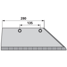 Wechselspitzschar rechts Hm An (00218514) Prillinger