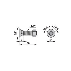 Pflugschraube 1/2 Zoll X 80 (00228751) Prillinger