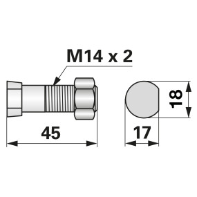 Pflugschraube Halber Ovalkopf (00228910) Prillinger