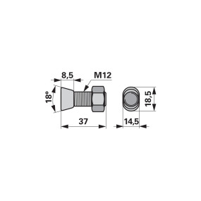 Pflugschraube Hoher Ovalkopf M (00228961) Prillinger