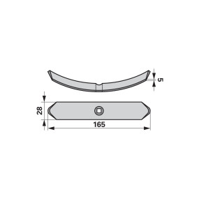 Gareschare 28X5X165 (00231061) Prillinger