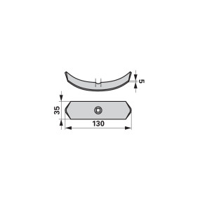 Gareschare 35X5X130 (00231062) Prillinger