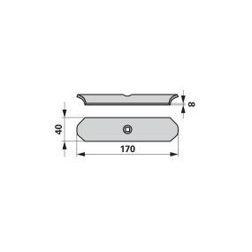 Gareschare 40X8X170 (00231064) Prillinger