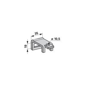 Zinkenhalter für Rahmen 35X15 (00231066) Prillinger