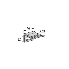 Zinkenhalter für Rahmen 50X10 (00231068) Prillinger