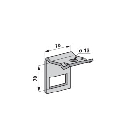 Zinkenhalter für Rahmen 50X50 (00231069) Prillinger