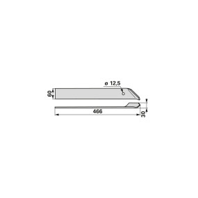 Vorsatzmesser Gerade Anstelle (00234162) Prillinger