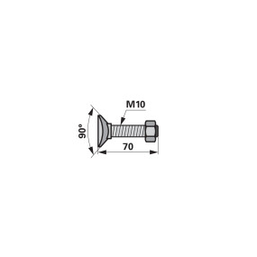 Planetenschraube M10X70 10.9 (00238156) Prillinger