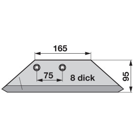 Flügelschare links Anstelle Vo (00240183) Prillinger