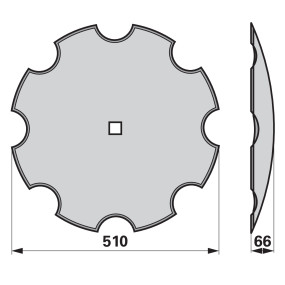 Eggenscheibe Gezahnt Ad 510 Vi (00240262) Prillinger