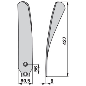 Leitblech rechts Anstelle Von (00240568) Prillinger