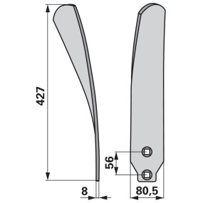 Leitblech links Anstelle Von H (00240569) Prillinger